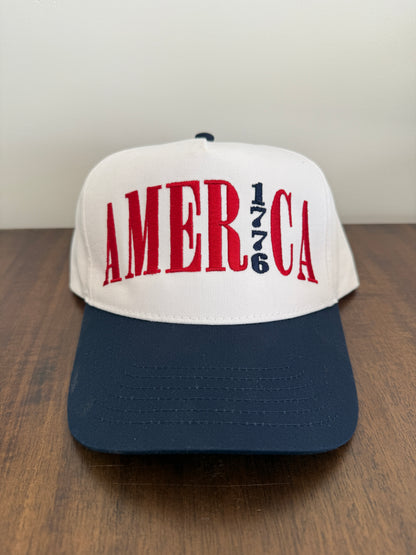 America 1776 Trucker Hat - Patriotic Cap