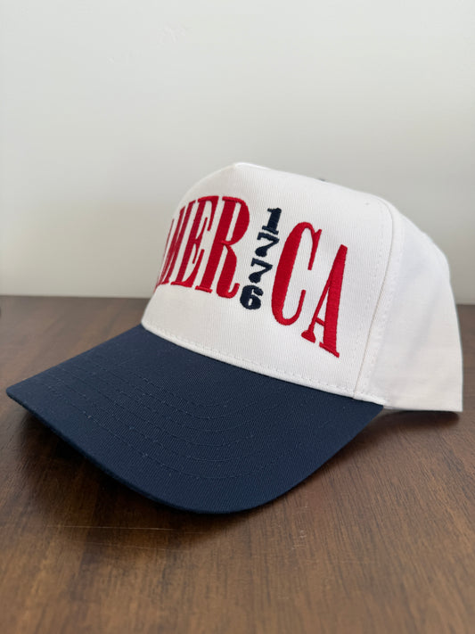 America 1776 Trucker Hat - Patriotic Cap