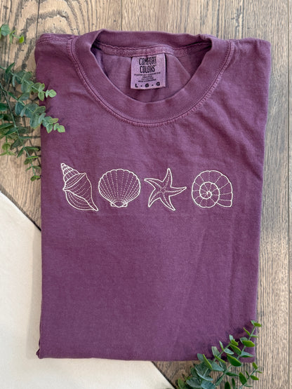 Beachy Themed Summer Tee - Nautical