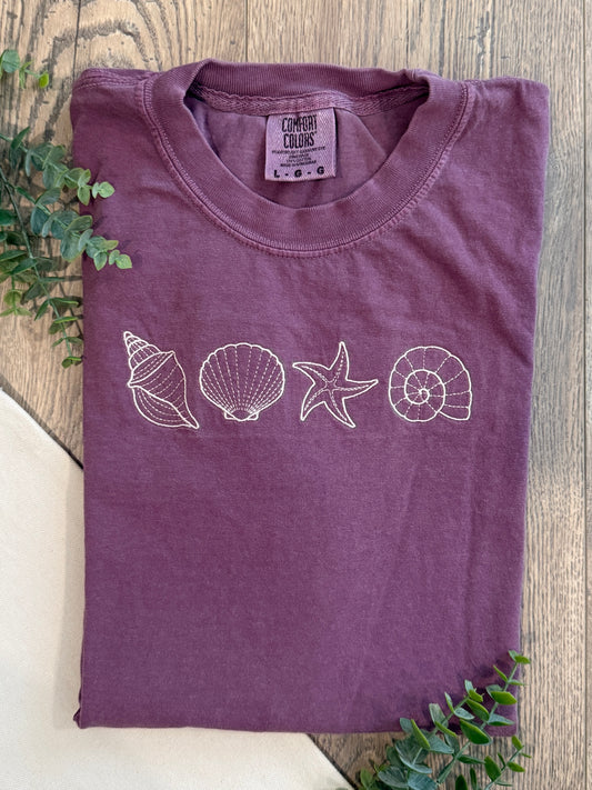 Beachy Themed Summer Tee - Nautical
