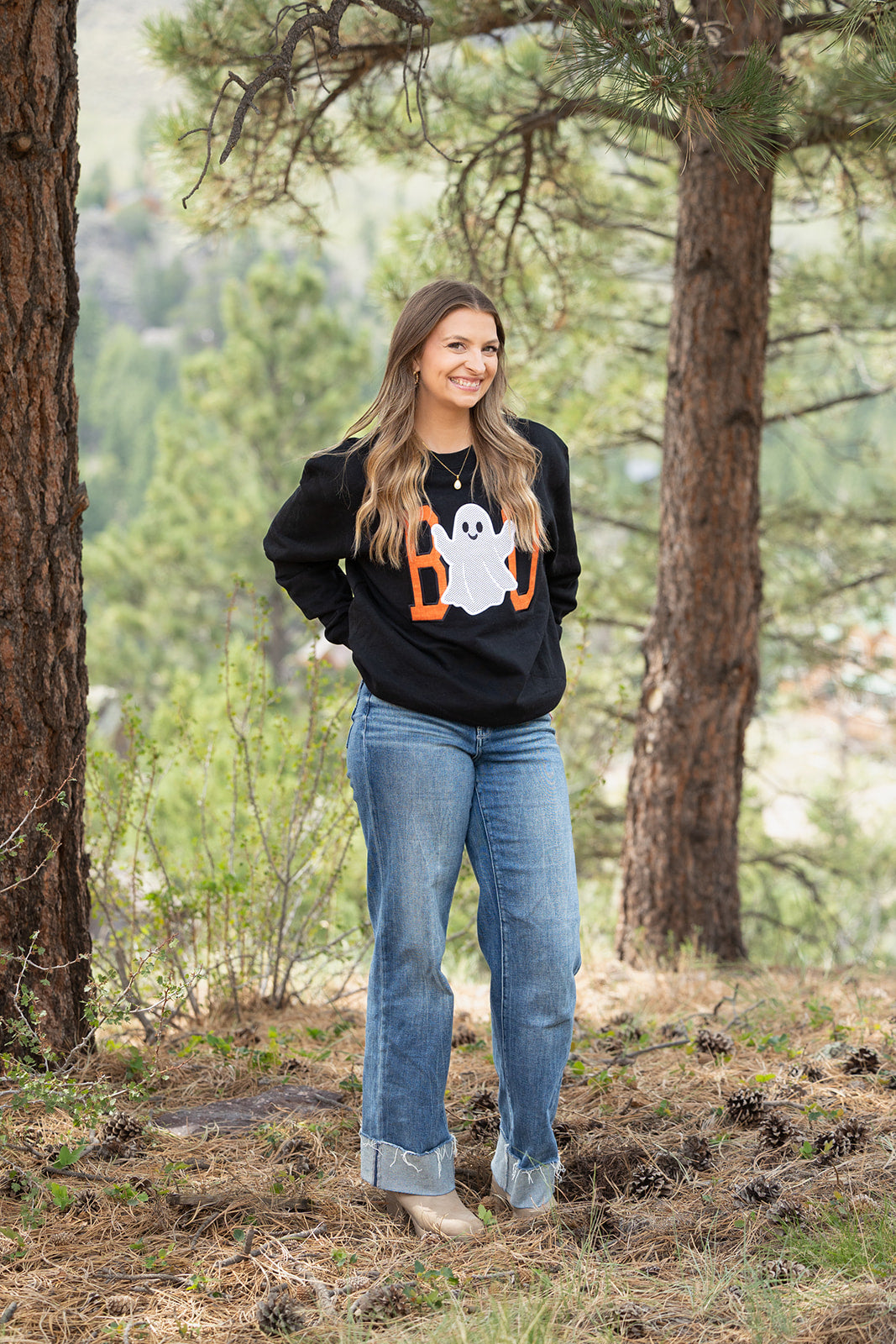 BOO Ghost - Halloween Sweatshirt